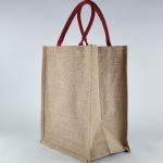 Promotional Customized Gift Logo Printed Jute Wine Bags