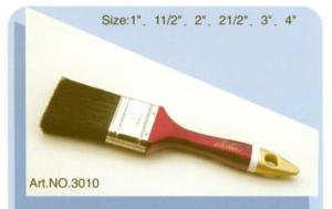 Quality Plastic handle pure natural bristle Chinese bristle synthetic mix paint brush No.3010 wholesale