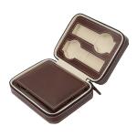 Luxury Watch Storage Case Zipper Closing , Watch Display Case Jewelry Decoration
