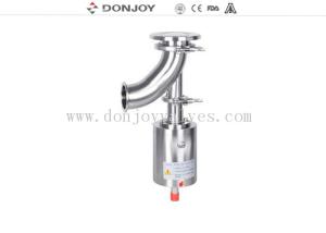 Quality Pneumatic Elbow Single Acting SS316 Flanged Control Valve/ Donjoy Tank bottom valve wholesale