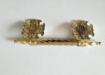 H023 metal coffin long bar made of zamak zinc herrajes de ataudes 1 meter with 3