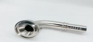 Quality Hydraulic 45/90 Degree Cone SAE Flange Fitting Pipe DN40 Flange 87391 Round Head wholesale
