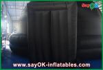 Black Inflatable Planetarium , Durable Inflatable Projection Tent Mobile Cinema