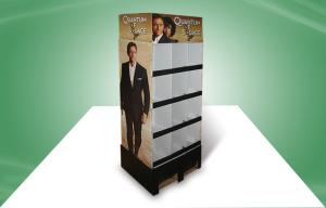 Quality Light Weighted Cardboard Hook Display , Cardboard Display Shelves Easy Assemble wholesale