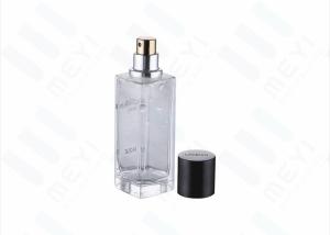 Quality 45ml Square Luxury Glass Perfume Bottle Packaging , Empty Perfume Bottles wholesale