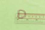 Nongranule Decorative Clothing Buttons 25mm Long D Shaped White Color