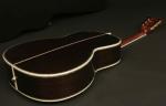 Custom Full Solid Wood Handmade Acoustic Guitar India Rosewood Real Abalone