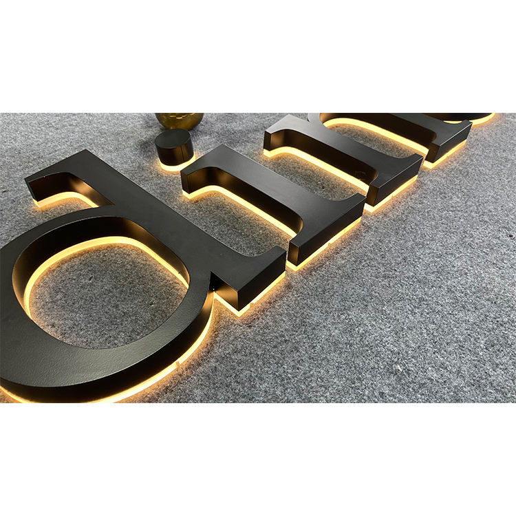 LED Luminous Characters Acrylic Borderless Luminous Logo Door Sign Luminous Character Logo