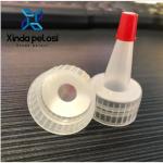 24/410 Plastic Twist Top Cap Black And White Plastic Disposable Dropper Needle