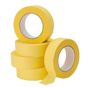Quality Automotive Body Shop Crepe Painters Masking Tape With 120 Degree Temperature Resistance wholesale