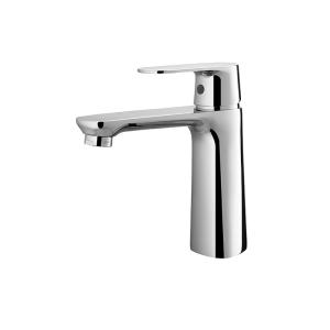 Quality Basin Faucets Washroom Counter Mounted Brass Tap Single Lever Washroom Basin Faucets Mixer wholesale