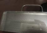 Stainless Steel Metal Wire Basket With Perforated , Polished Basket