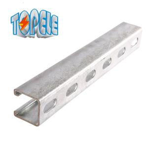Quality Hdg 41 x 41 mm Slotted Stainless Steel Unistrut Channel wholesale