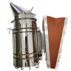 Quality 2020 Yellow stainless steel beekeeping tools bee smoker wholesale