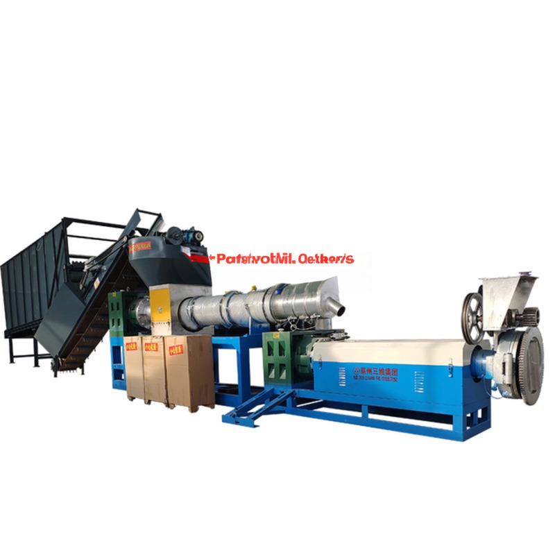 500-2500kg/H Output Plastic Recycling Machine For Washing Plant PP Woven Bags PE Film
