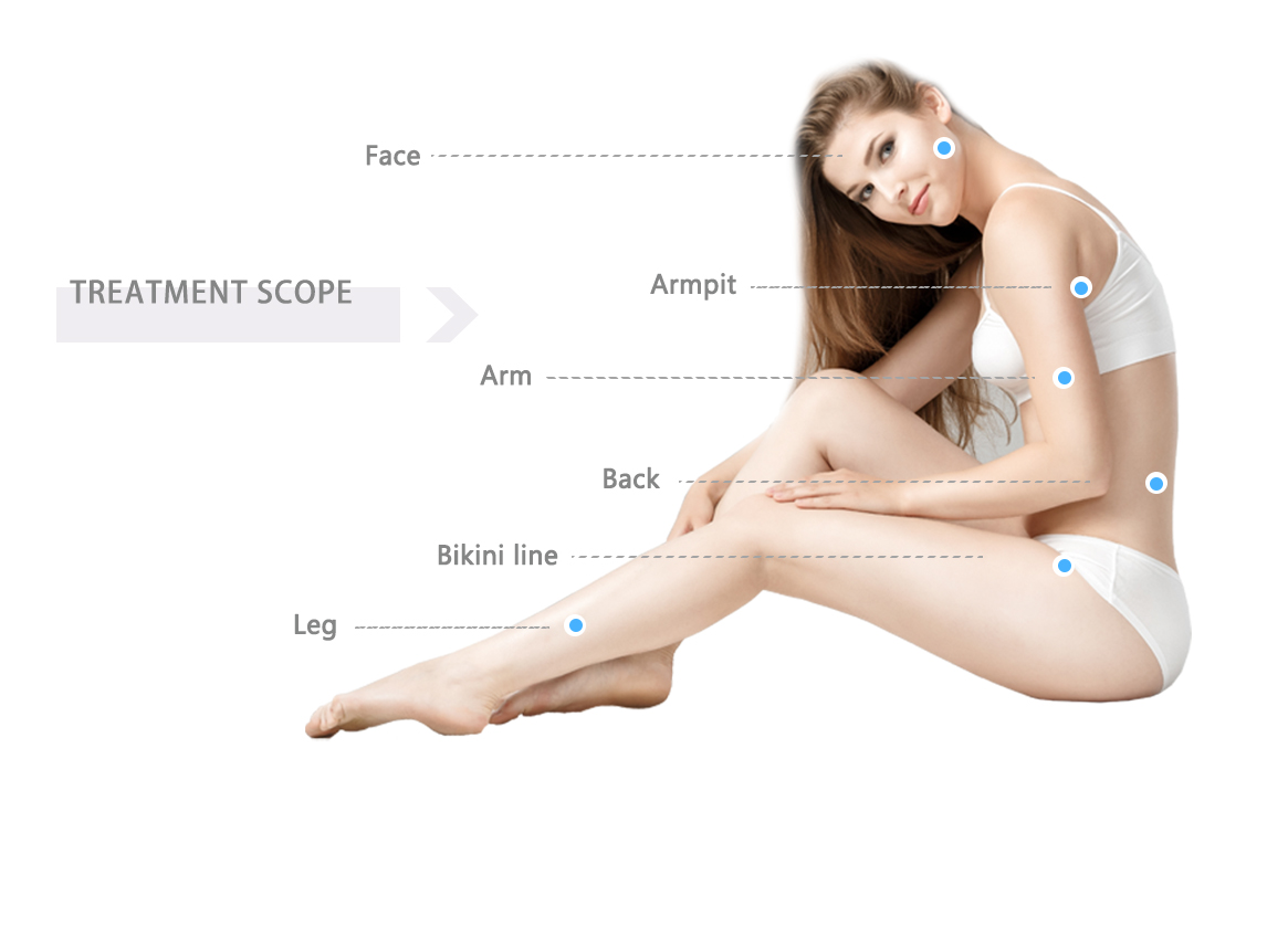 3 Wave Portable Diode Laser Machine , Mini Beauty Equipment For Home Use