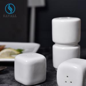 Quality White Ceramic Salt And Pepper Shakers wholesale