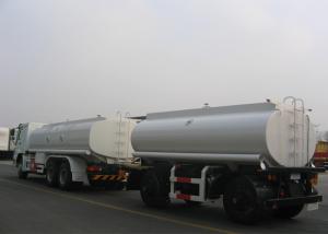 Quality 18000L Carbon Steel Drawbar Liquid Tank Truck , 2 Axles Diesel Fuel Delivery Trucks wholesale