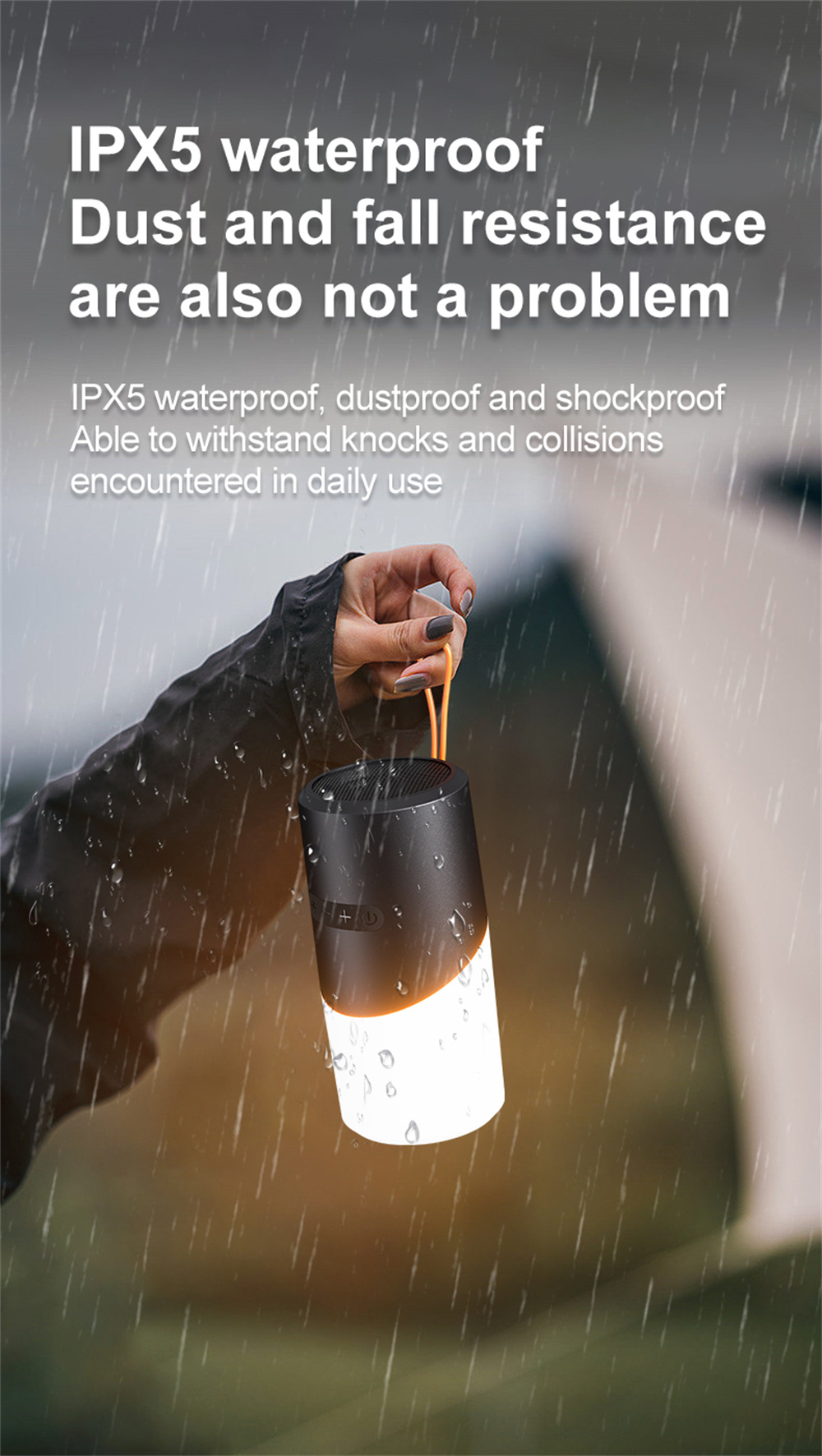 Maximum Wireless Range of 10m-20m Mini Wireless Portable Speaker for Outdoor Sports
