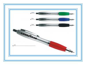 Quality click contour ballpoint pens, assorted color, good for gift promotion wholesale