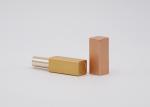 Gold Square Vintage Metal Aluminum Lip Balm Tube Bulk