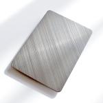 304 Cross Hairline Stainless Steel Sheet Decorative Wall Panel