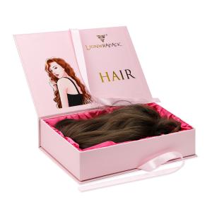 Quality Magnet Hair Bundles CMYK Gift Packaging Boxes Wig Gift Storage Box wholesale
