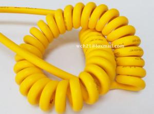 Quality UL20233 TPU Cabinet Control Curly Spiral Cord wholesale