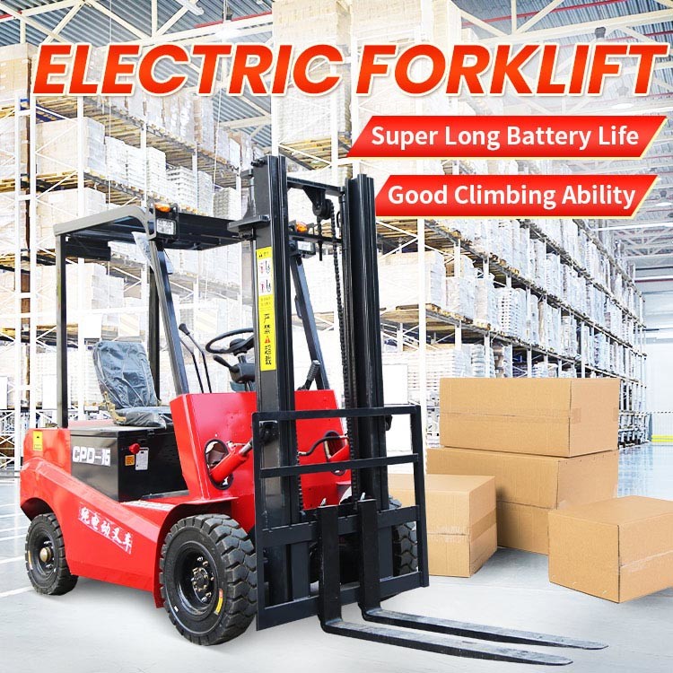 Electric Forklift Truck 1ton 2.5ton 2ton 3ton Capacity Fork Lift Truck