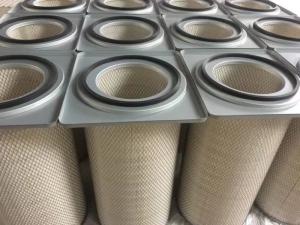 Quality Fire Resistant Gas Turbine Filters Aluminized Spunbonded Polyester Material wholesale