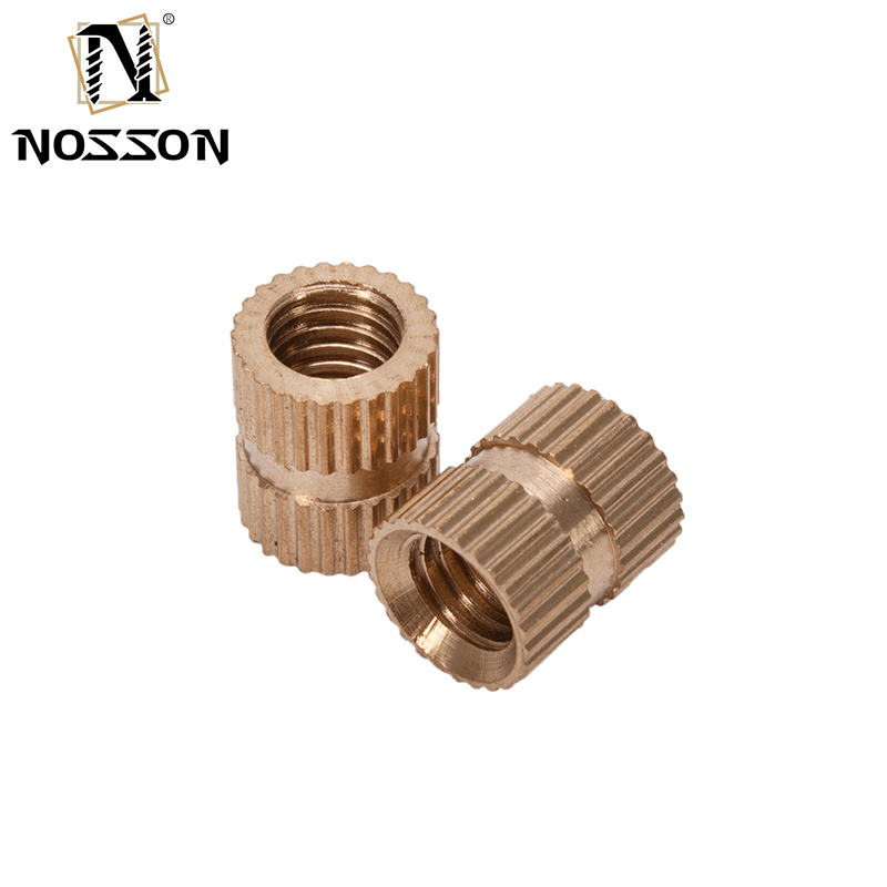 Injection Molded Copper Insert Nut for Food Beverage GB809 M3 M4 M5 M6 M8 M10 M12 1/4 3/8 5/16 Brass Copper Embedded Nut