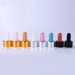 60ml Frosted Amber Colorful Boston Round Bottles Essential Oil Glass Dropper