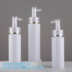 Shampoo Pump Bottle, Luxury Silver Cosmetic Packaging Face Cream Serum Essence