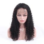 Genuine 100 Percent Human Hair Lace Wigs Jerry Curl No Synthetic Hair