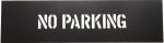 Chemical Resistant No Parking Plastic Letter Stencils Durable Traffic Marking