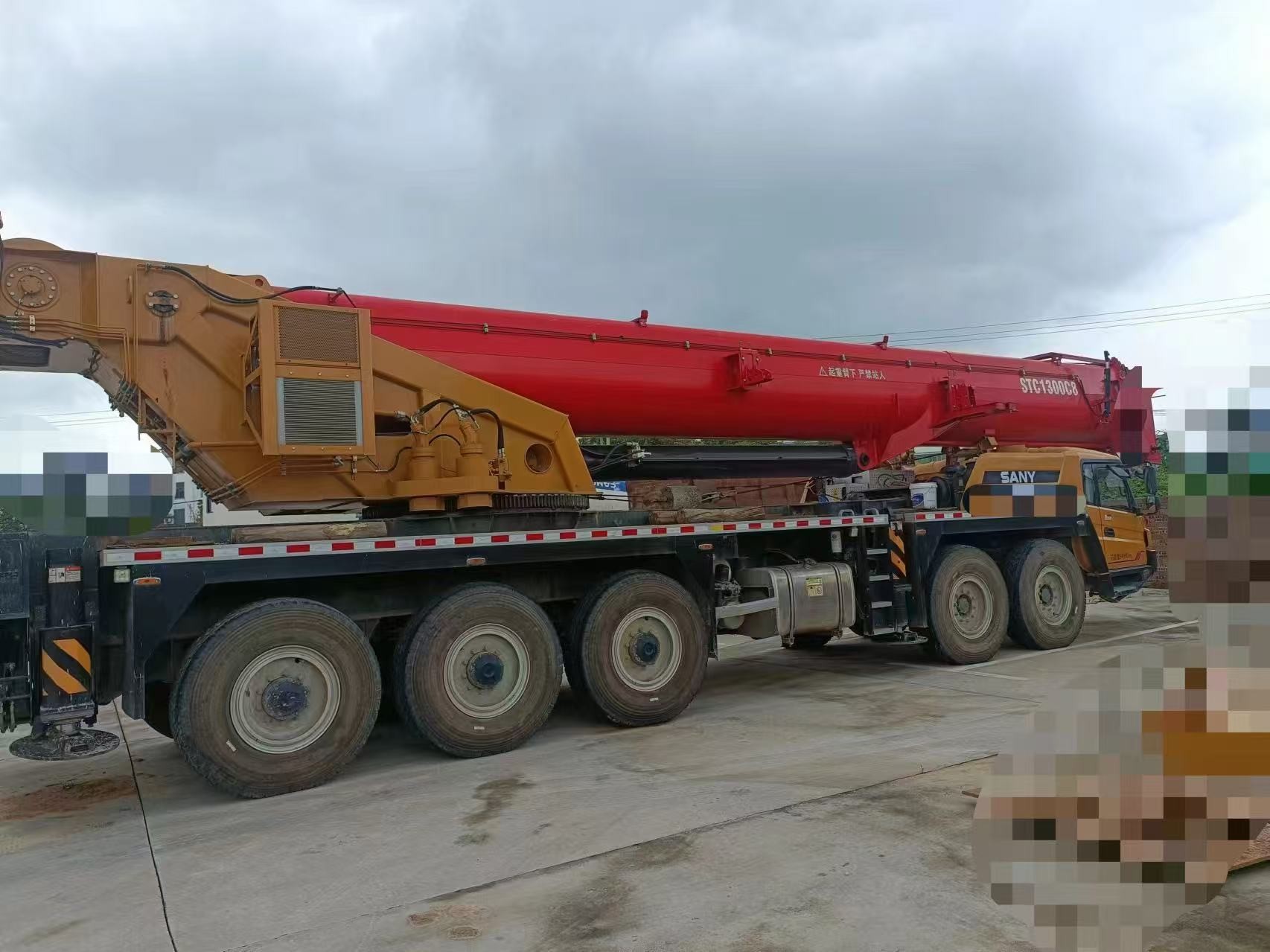 Hydraulic Straight Arm Mobile Truck Crane 130 Tons Max Working Height 45.5 Meters Direct Source 2023 Year Production