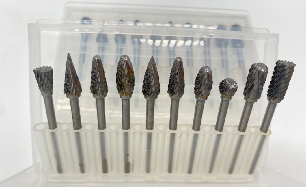 10 PCS Grey Box From China Promotion Good Quality Grinding Tungsten Carbide Rotary Burr Set