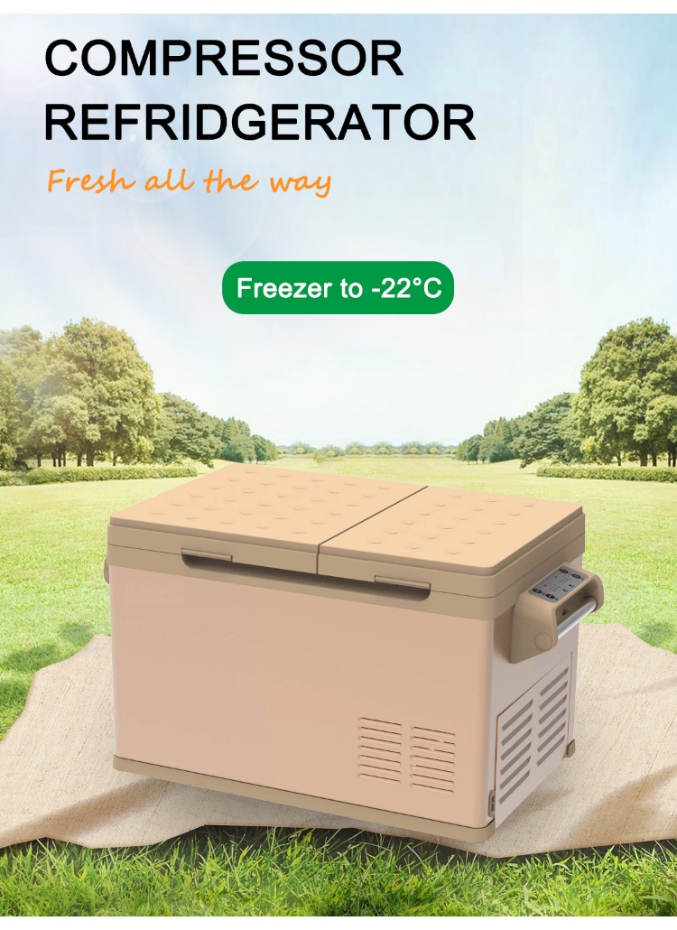 35YD Leapcool Compressor 12V 24V Car Fridge Freezer Mini Portable Refrigerator on Amazon