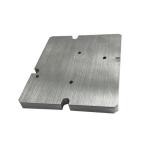 Brushing CNC Milling Parts 6061-T6 Aluminium Alloy Laser Module Baseplate