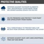Full Fit Snowmobile Travel Waterproof Boat Cover Dust Proof High Performance