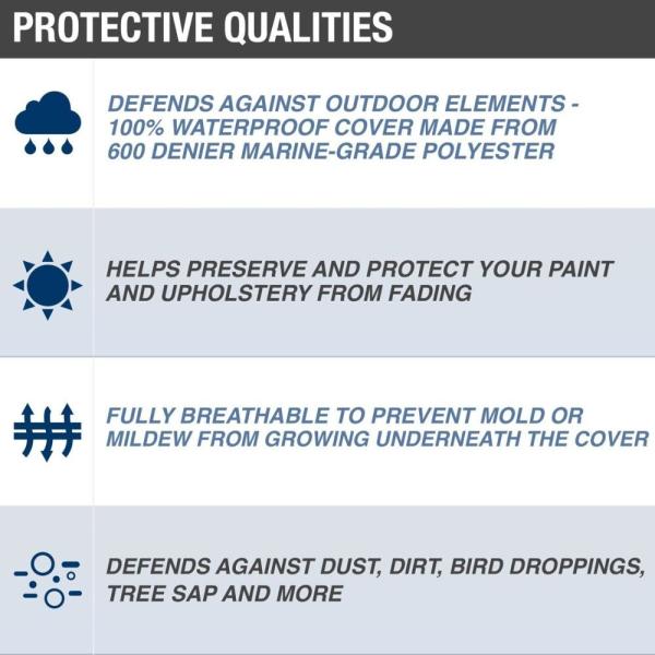 Full Fit Snowmobile Travel Waterproof Boat Cover Dust Proof High Performance