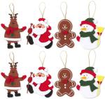 Animals Pendant Felt Christmas Tree Ornaments 2mm Thickness