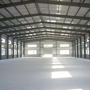 China Commercial Real Estate Construction Wide Span Workshop Steel Structure Steel Frame on sale