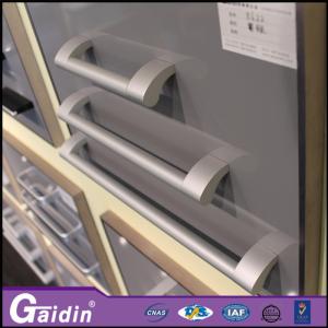 Quality powder coated interior anodized foggy siver aluminum furniture handle wholesale