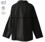 Cotton Black Frc Fire Retardant Shirts / Flame Resistant Uniforms 260gsm