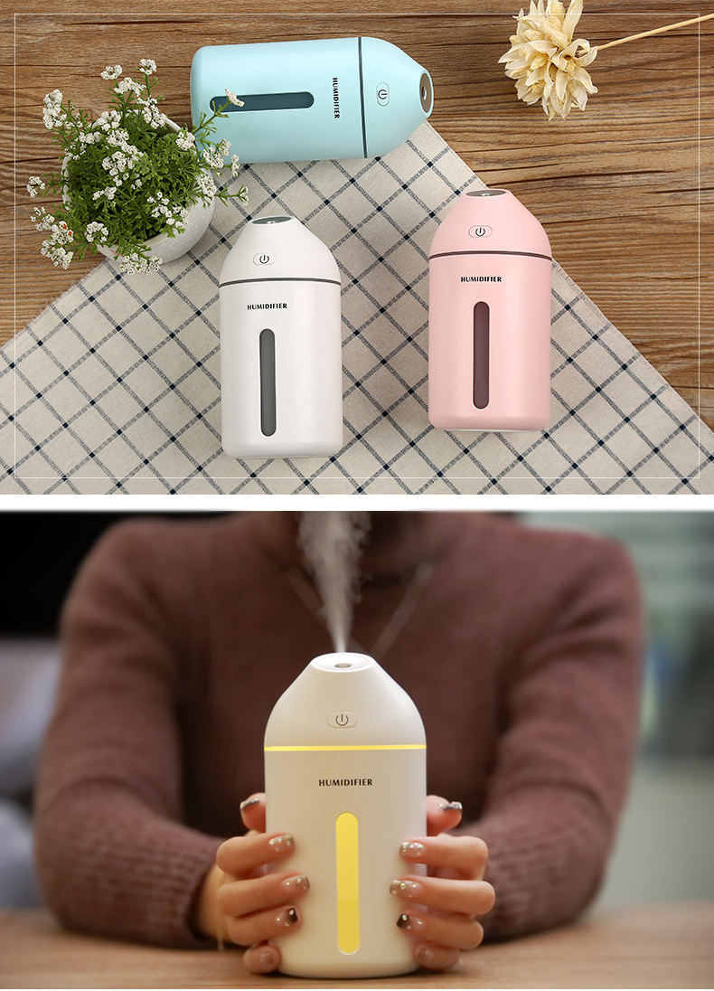 Mini Portable USB Aromatic Ultrasonic Air Humidifier For Car