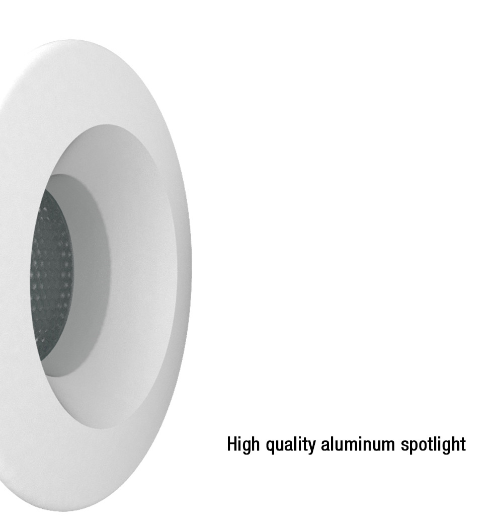 45 Degree 80Ra Recessed Ceiling Spotlights LED 1.5W Colour Changing