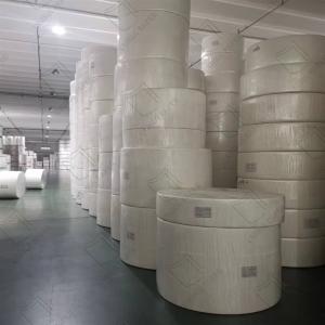 Factory Supply 1-3 Ply White Toilet Jumbo Roll Customized Softness Toilet Tissue Paper
