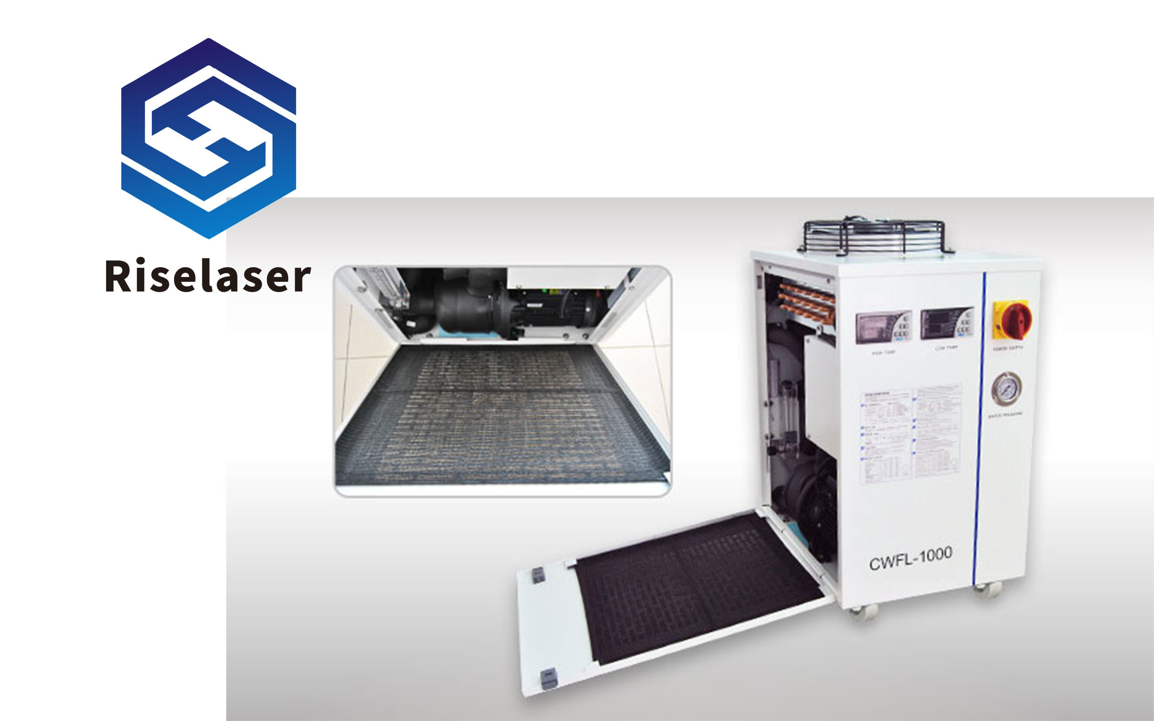 15L 11.2A 550W Pump laser Water Chiller For Fiber Laser Source