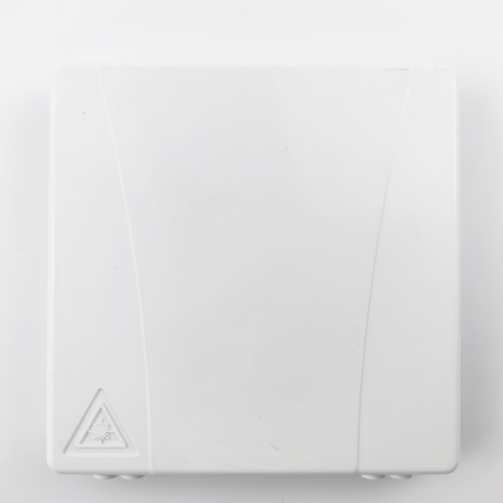5 Gray/White LC UPC Plastic Fiber Optic Faceplate Socket Panel for Indoor FTTH Network